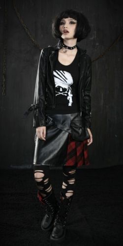  SKIRT Punk Rave Q-165/RD  3