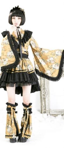  KIMONO Punk Rave Q-114/BK-YE /  /  /  /  2