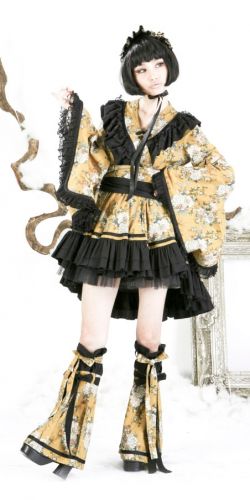  KIMONO Punk Rave Q-114/BK-YE /  /  /  /  4
