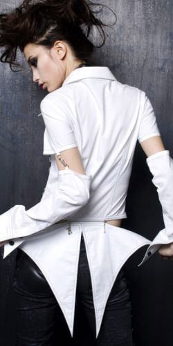  BLOUSE Punk Rave Y-292/WH  7