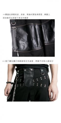  -  TROUSERS Punk Rave K-151/BK  9