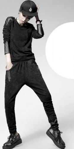  TROUSERS Punk Rave PT-020/BK  2