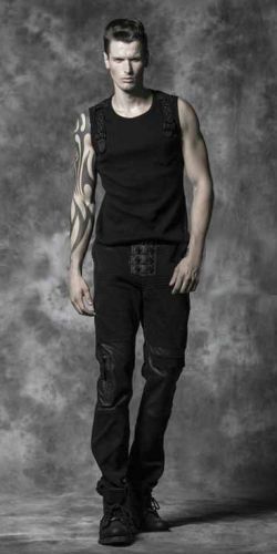  TROUSERS Punk Rave K-178/BK  3