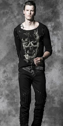  TOP Punk Rave PT-017/BK  3