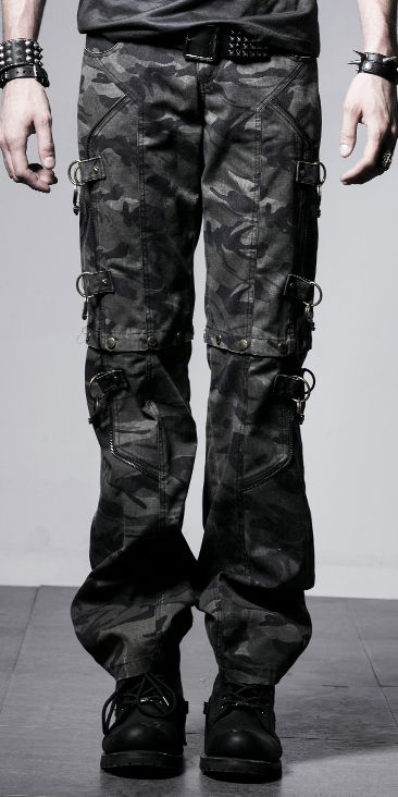  -  TROUSERS Punk Rave K-190/GR  4