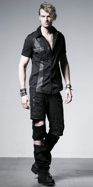  TROUSERS Punk Rave K-191/BK  2
