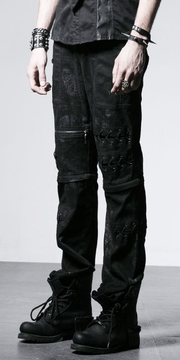  TROUSERS Punk Rave K-191/BK  4