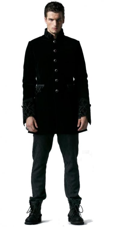  Coat Punk Rave Y-555/BK  1