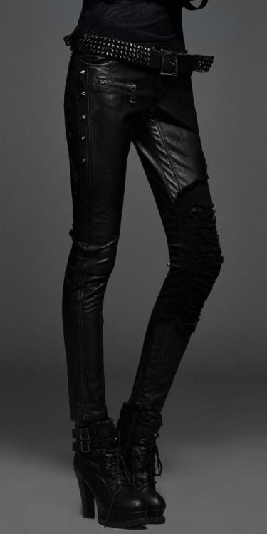 Брюки TROUSERS Punk Rave K-218/BK Изображение 3