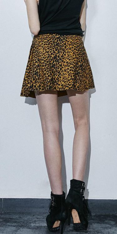  SKIRT Punk Rave Q-266/BK-YE  3