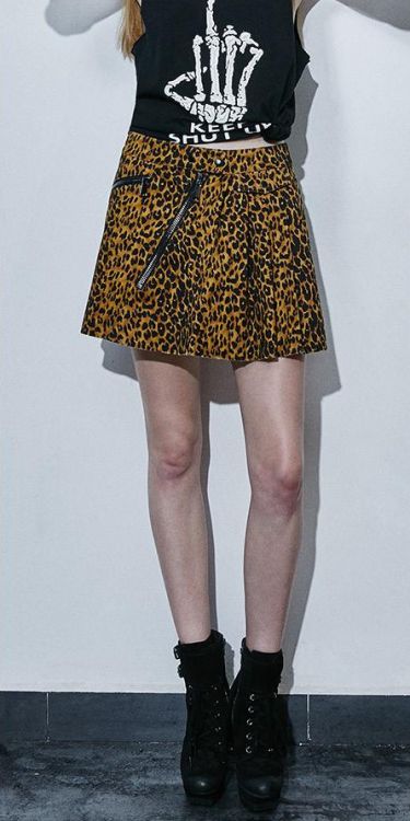  SKIRT Punk Rave Q-266/BK-YE  2