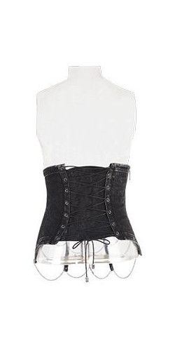  CORSET Punk Rave Y-578/BK-SI  7