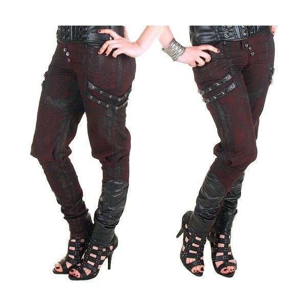 TROUSERS Punk Rave K-150/BK-RD  9