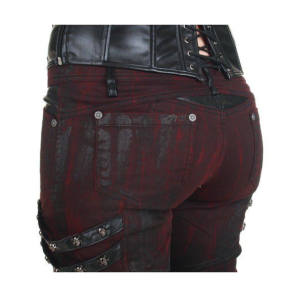  TROUSERS Punk Rave K-150/BK-RD  11