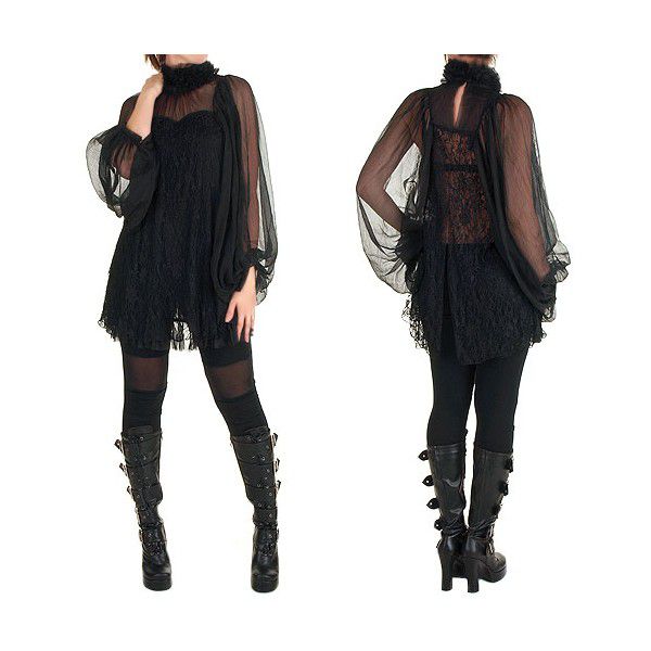  BLOUSE Punk Rave PY-017/BK  14