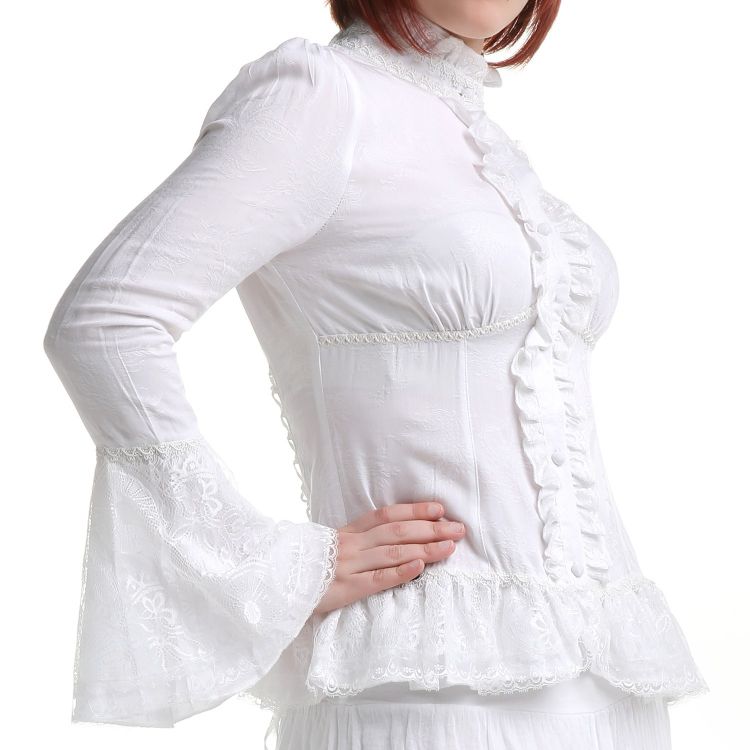  BLOUSE Punk Rave Y-544/WH  2