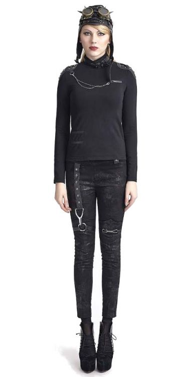  Trousers Punk Rave K-232/BK  2