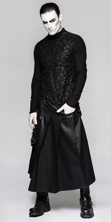  Skirt Punk Rave Q-322/BK  2