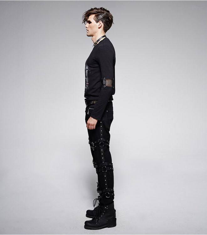  Trousers Punk Rave K-206/BK  3