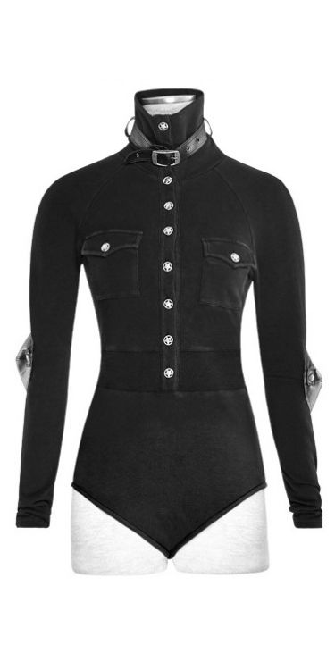  Shirt Punk Rave T-434/BK  3