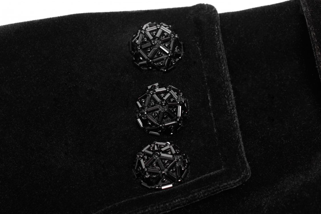  Gothic Daily Weft velveteen Trousers Punk Rave OK-336XCM/BK  7