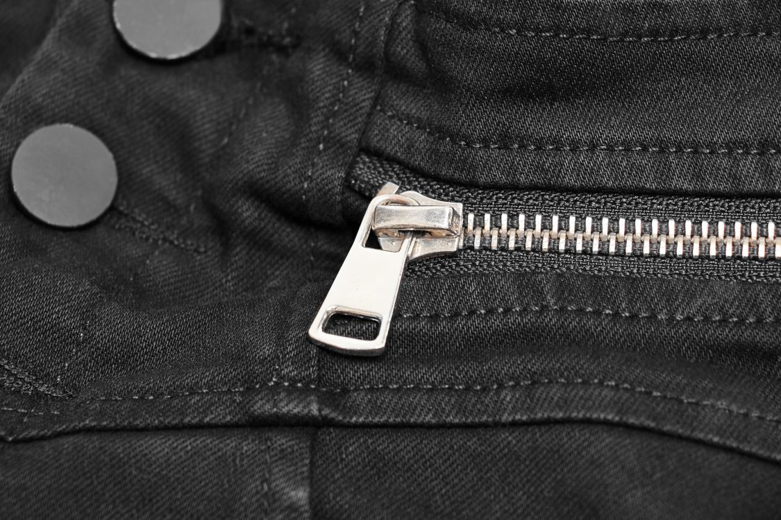  High Waist Zipper Opening Fork Nine Points Jeans Punk Rave OPK-219NCF/BK  8