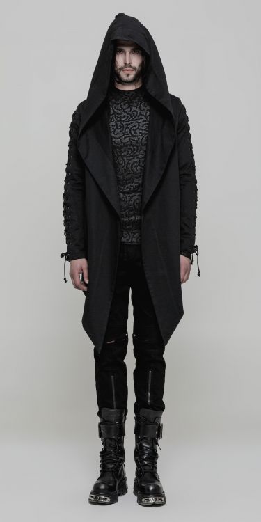  Punk Hooded Coat Punk Rave OY-879XCM/BK  5