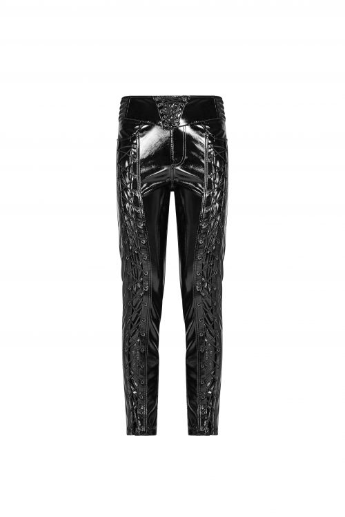 Брюки Gothic Glossy Patent-leather Trousers Punk Rave WK-367XCM/BK-BRI Изображение 2