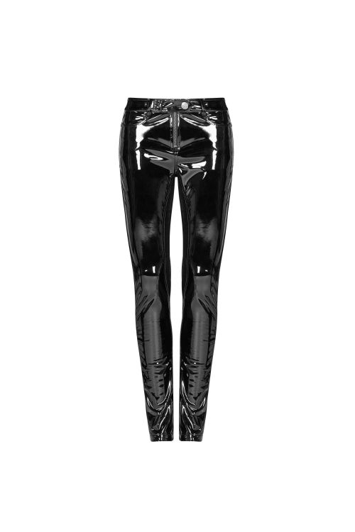  PUNK Patent Leather Pants Punk Rave WK-378XCF/BK-BRI  2