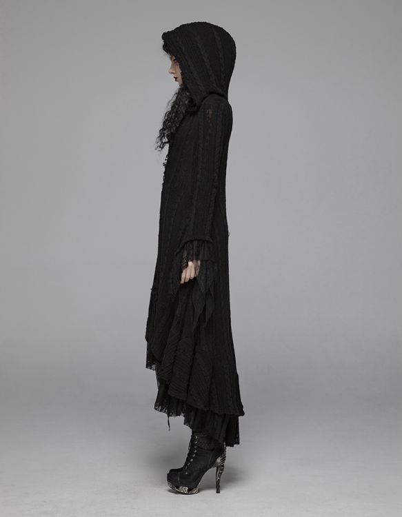  Gothic Woolen Cardigan Punk Rave WM-047BMF/BK  6