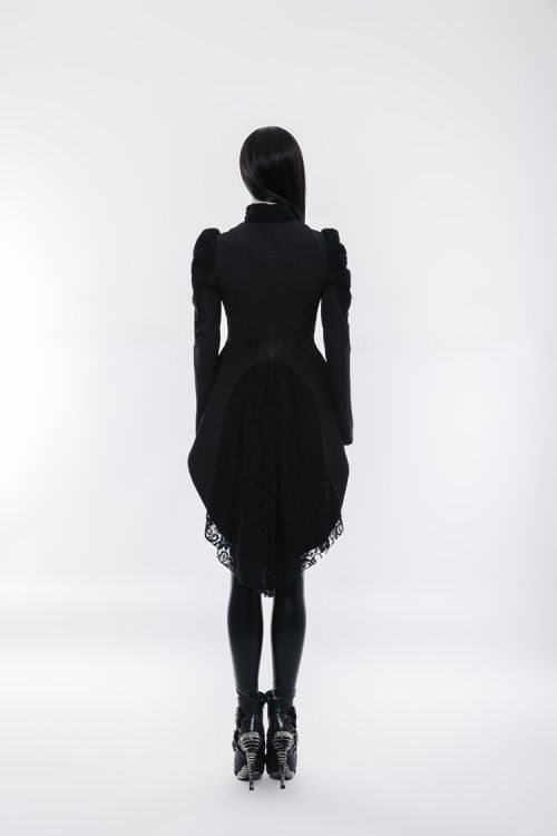  Gothic Gorgeous vintage long coat Punk Rave WY-831LCF/BK  6