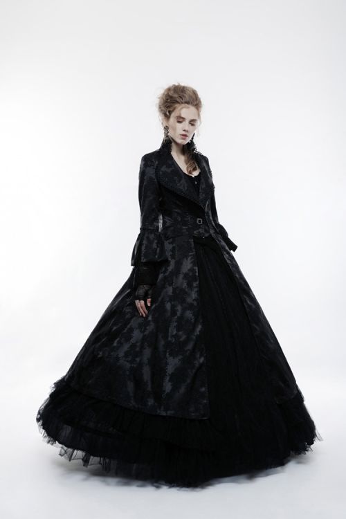  Gorgeous Gothic Coat Punk Rave WY-844LCF/BK  7
