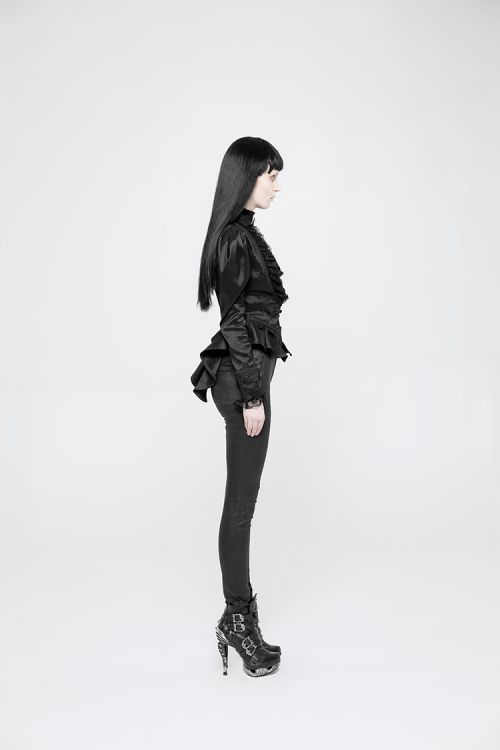   Gothic Gorgeous Short Coat Punk Rave WY-898LDF/BK  7