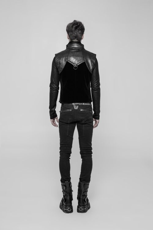  Punk Metal Vest Punk Rave WY-910MJM/BK  7