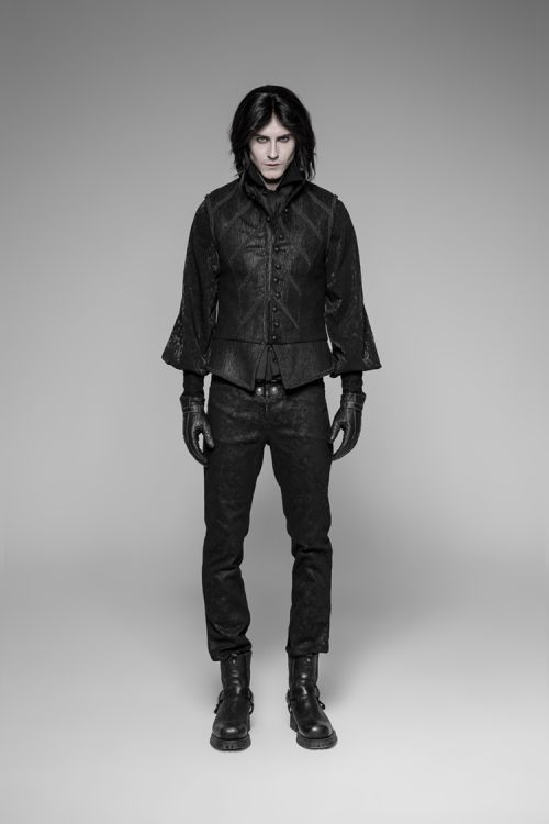  Victoria's Retro Court Vest Punk Rave WY-917MJM/BK /   /  5
