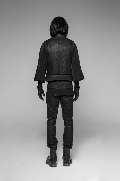  Victoria's Retro Court Vest Punk Rave WY-917MJM/BK /   /  7