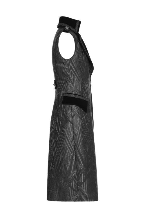     Punk Pattern Long Vest Punk Rave WY-944MJM/BK /     /  3