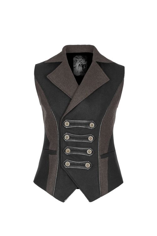 Uniform Men's Vest Punk Rave WY-945MJM/BK-CO  2