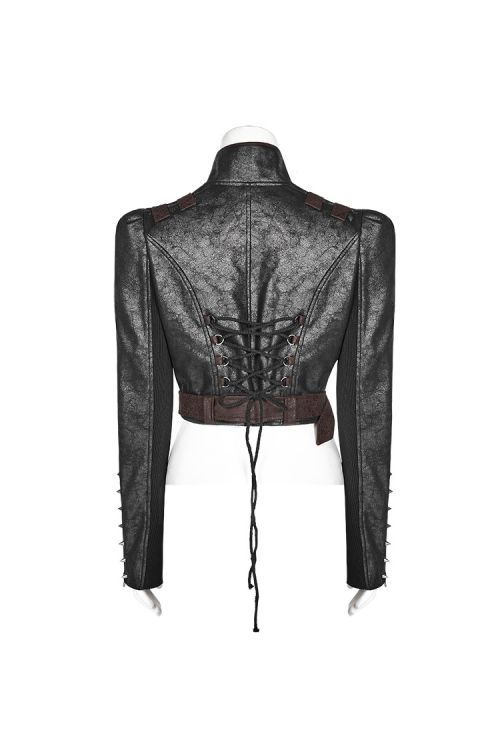  Steam Punk Short Jacket Punk Rave WY-961XDF/BK-CO  3