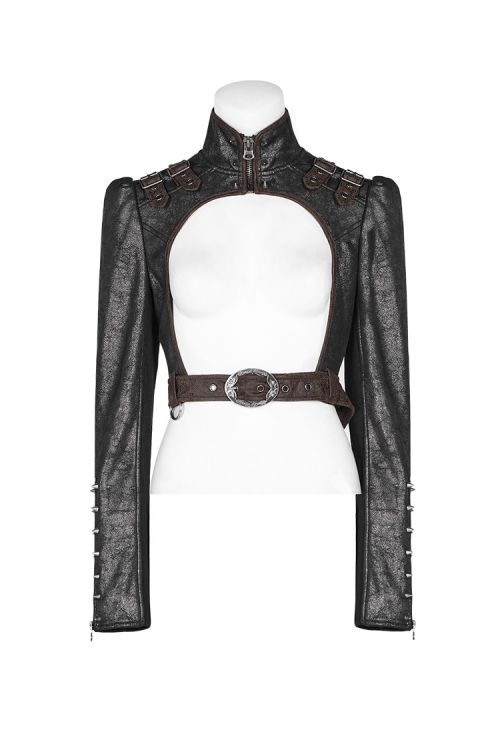  Steam Punk Short Jacket Punk Rave WY-961XDF/BK-CO  4
