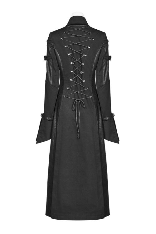  Punk Futuristic Long Coat Punk Rave WY-981XCF/BK  4