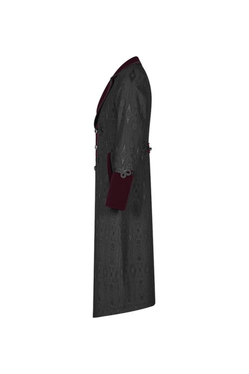  Goth Vampire Master Mid-length Punk Rave WY-1010XCM/BK-RD  3