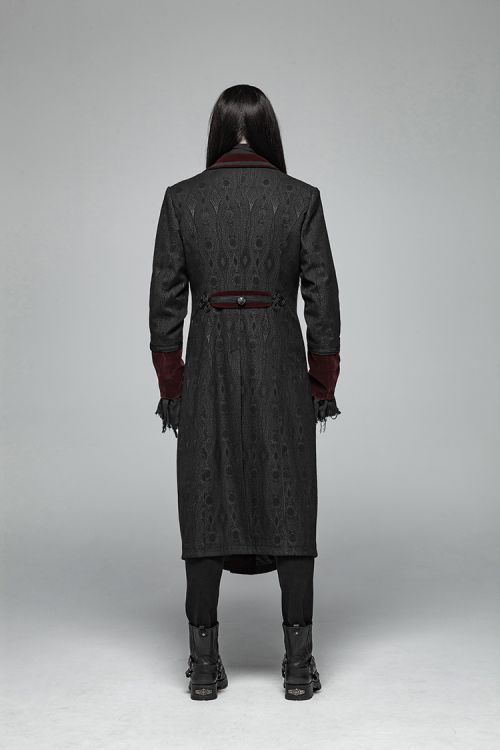  Goth Vampire Master Mid-length Punk Rave WY-1010XCM/BK-RD  7