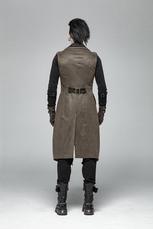  Steampunk Long Vest Punk Rave WY-1016MJM/CO  7
