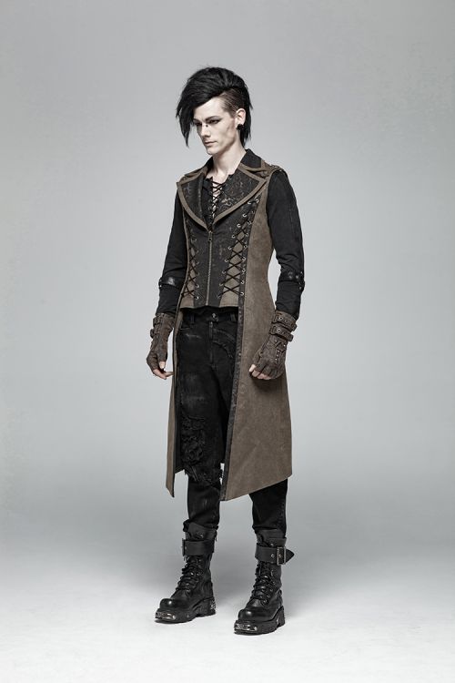  Steampunk Long Vest Punk Rave WY-1016MJM/CO  6