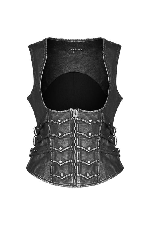  Punk Shapewear waistcoat Punk Rave WY-1033MJF/BK  2