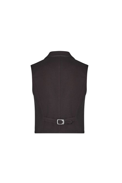  Simple Gentleman Style Vest Punk Rave WY-1072MJM/BK-RD  4