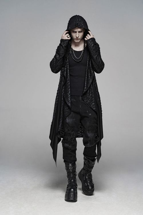  Diablo Vintage Long Coat Punk Rave WY-1086WYM/BK  6