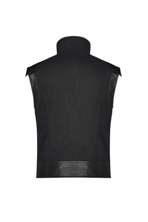  Steampunk retro vest Punk Rave WY-1094MJM/BK  4