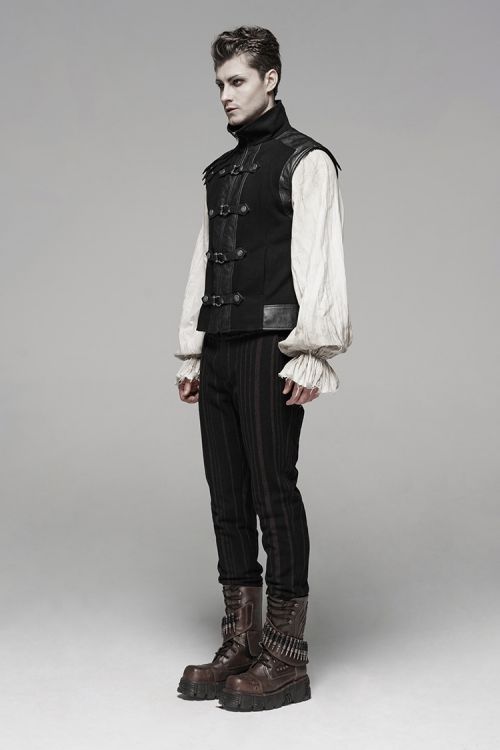  Steampunk retro vest Punk Rave WY-1094MJM/BK  6
